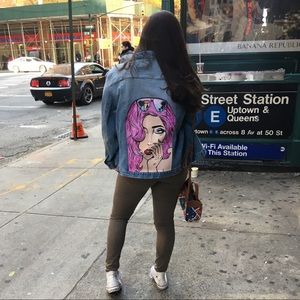 Levi’s handpainted jacket